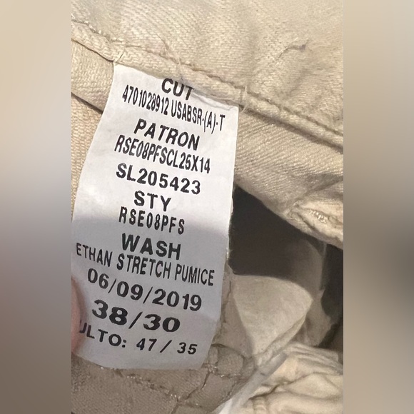 Polo Ralph Lauren classic fit size 38 x 30 Ethan Stretch Pumice  jeans / pants - Picture 4 of 9